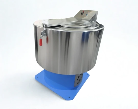 Professional hydro extractor machine with high-speed centrifugal action and safety systems